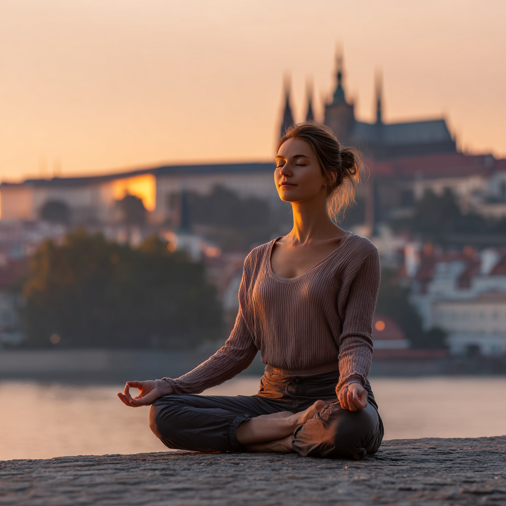 Jógové studio s příjemnou atmosférou